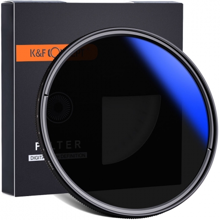 K&F Concept 52mm ND2-ND400 Blue Multi-Coated Variable ND Filter KF01.1399